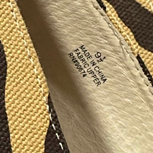 Boston Proper Zebra Print Fabric Upper Pumps Shoes - size 9.5 - Picture 8 of 16